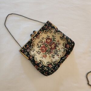 Vintage Walborg Tapestry Purse Victorian Cottagecore